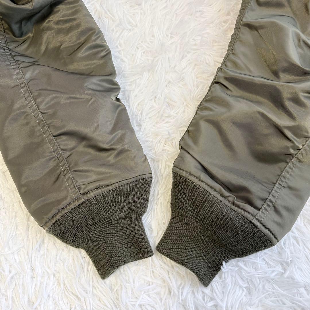 アルファインダストリーズ MA-1 フライトジャケット カーキグリーン S