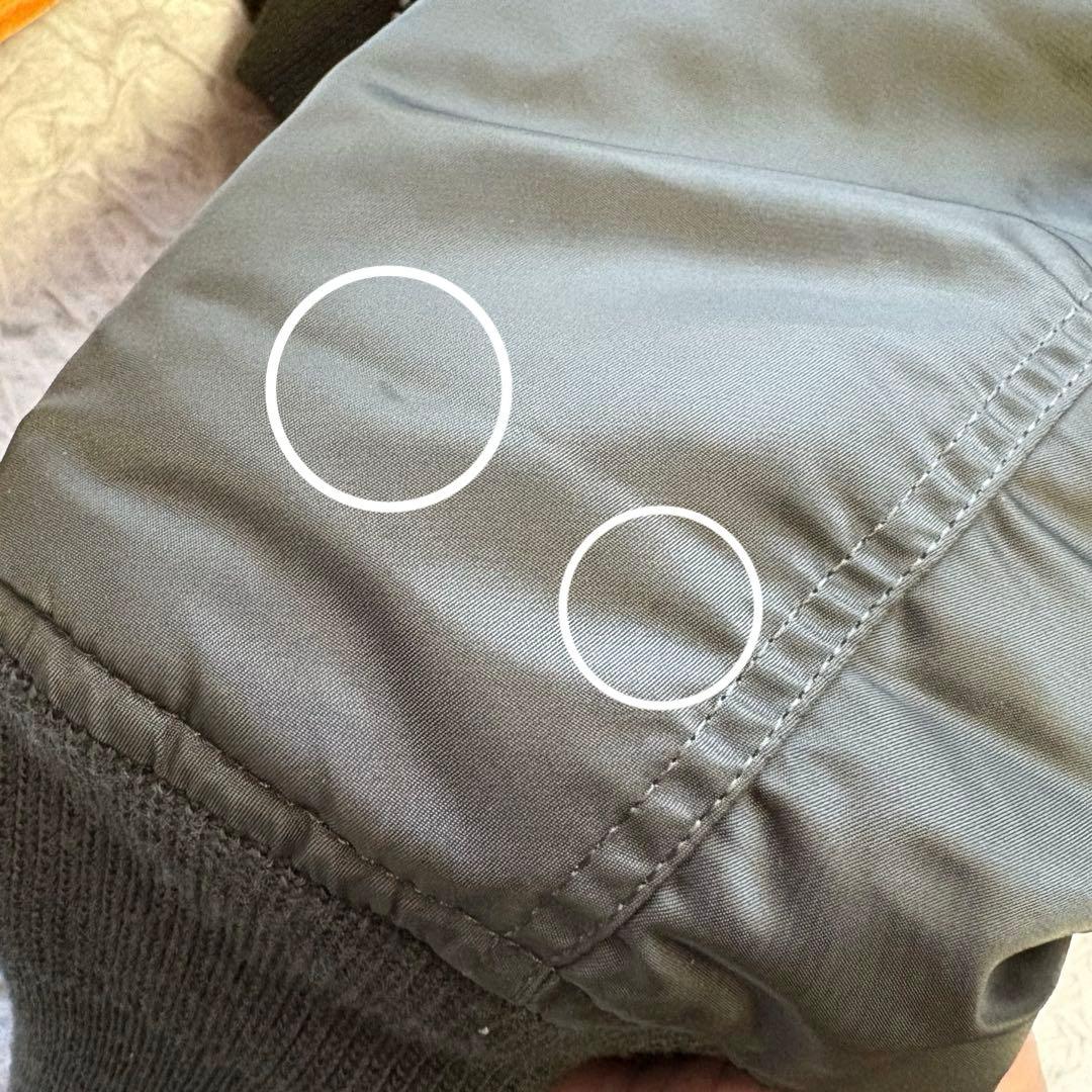 アルファインダストリーズ MA-1 フライトジャケット カーキグリーン S