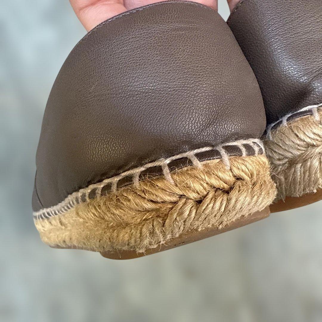 CHANEL エスパドリーユ カーキ 37