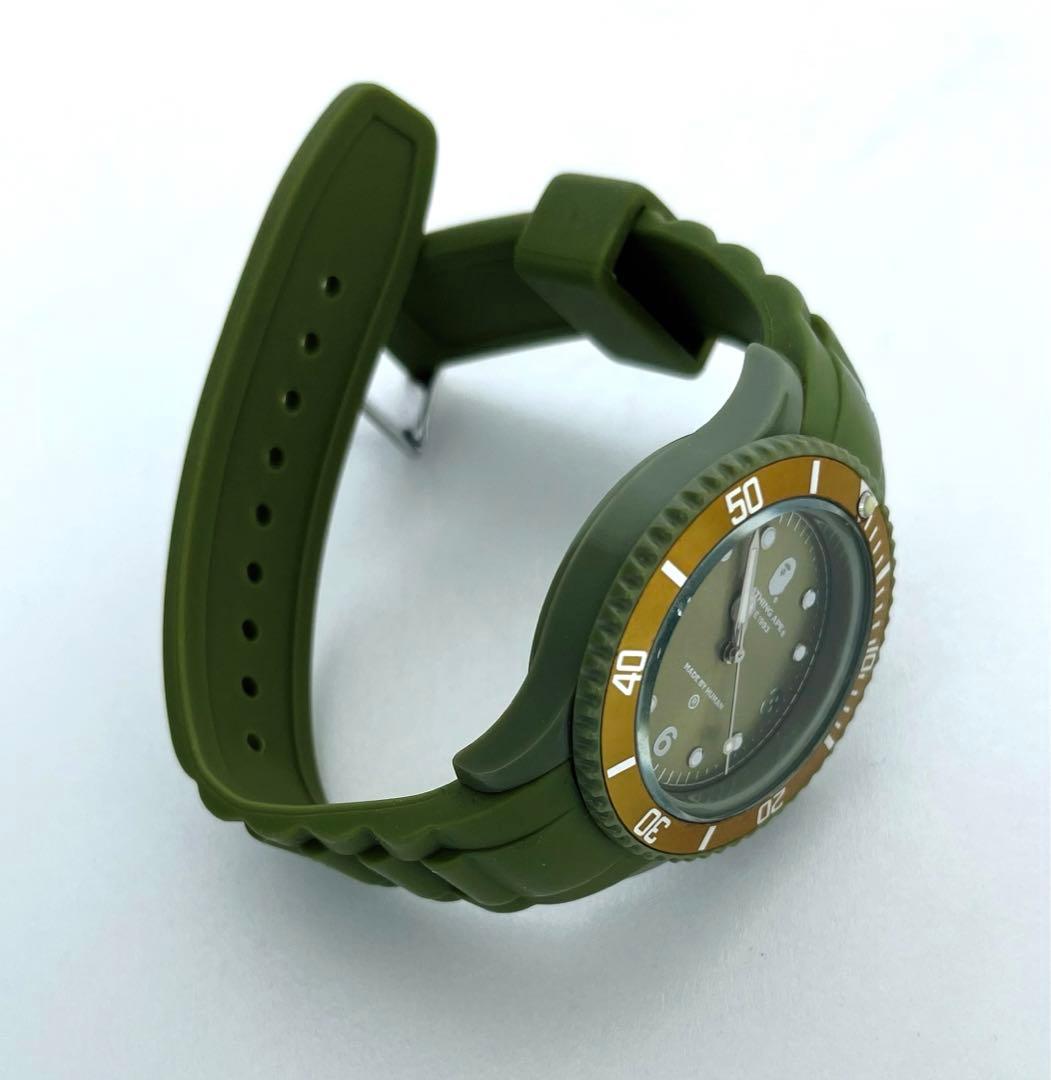 FROMJAPAN様売約済　A BATHING APE 時計 ラバーバンド