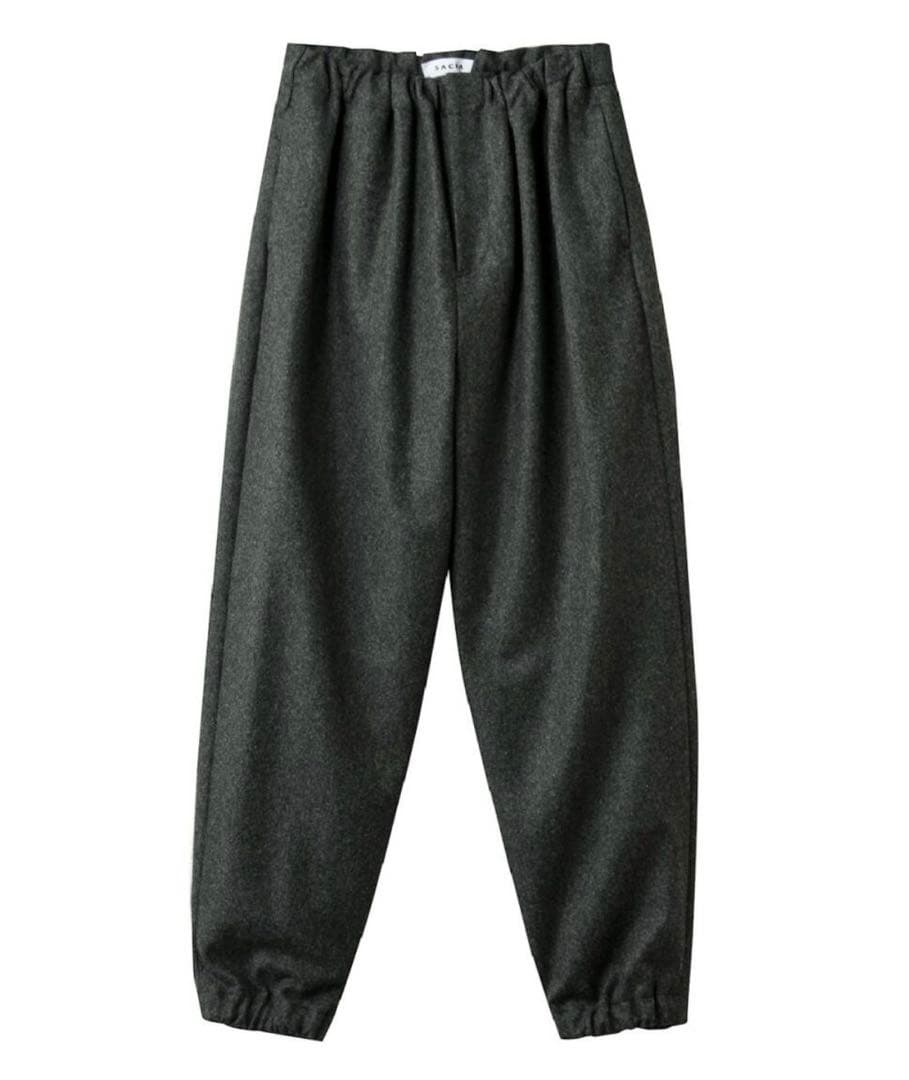 ⭐︎お値下げ中⭐︎SACRA CLASSIC FLANO PANTS サクラ　グレー