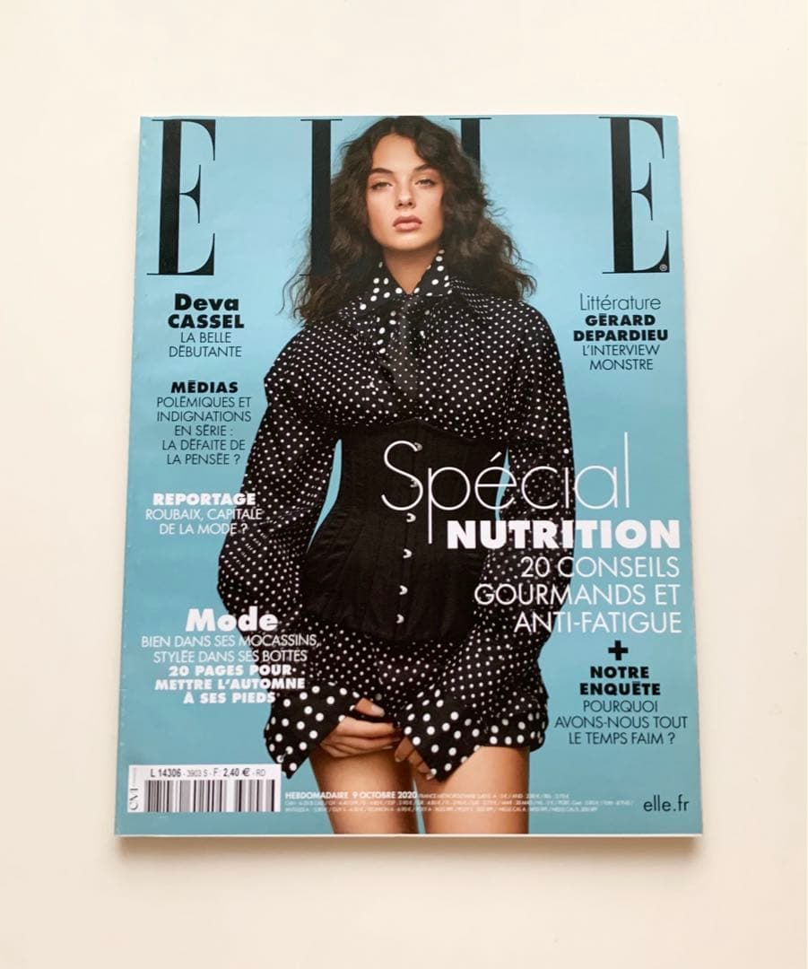 女性情報誌 ELLE France 9 October 2020 Deva Cassel