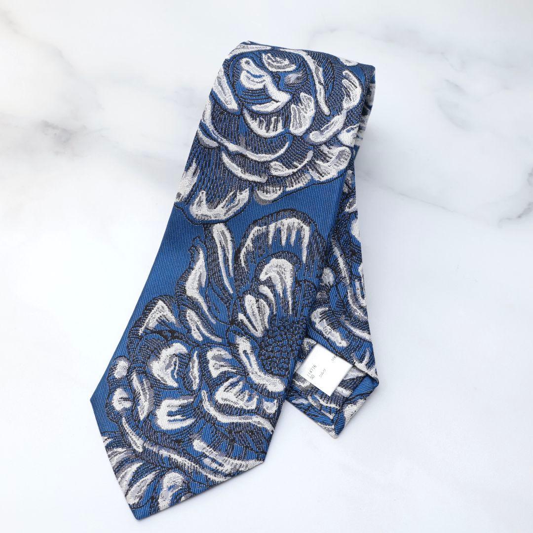 ポールスミス　コレクション　ブルー　ネクタイ