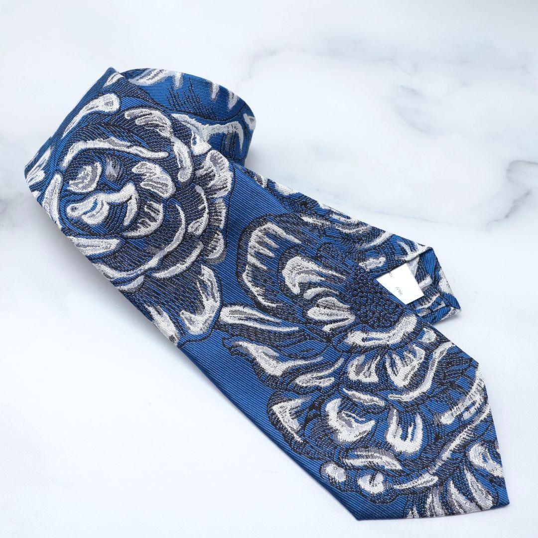 ポールスミス　コレクション　ブルー　ネクタイ