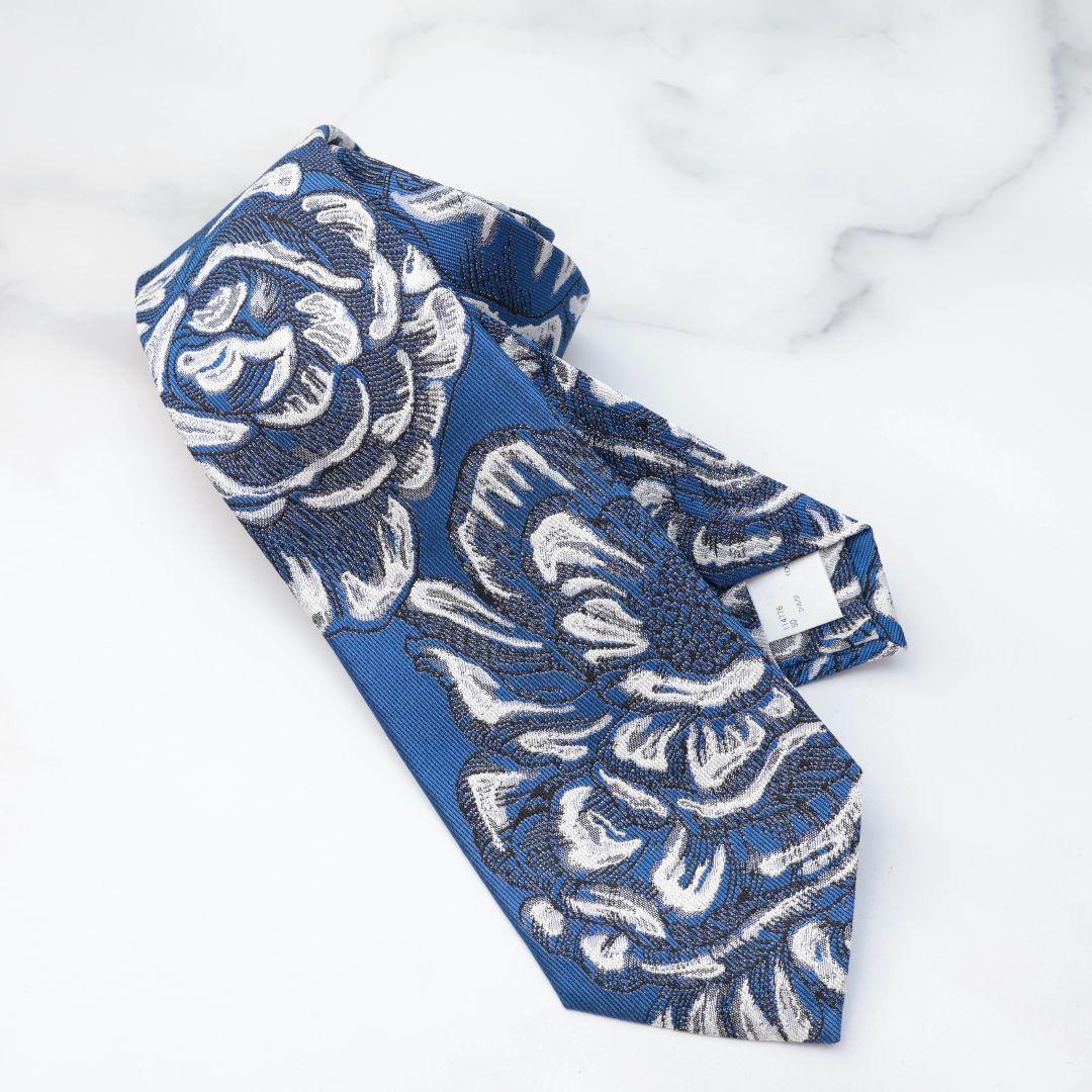 ポールスミス　コレクション　ブルー　ネクタイ