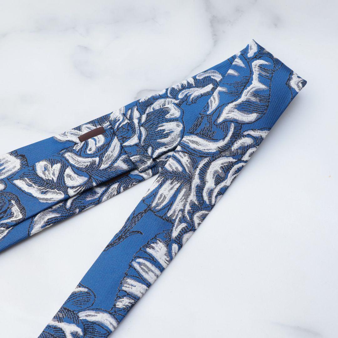 ポールスミス　コレクション　ブルー　ネクタイ