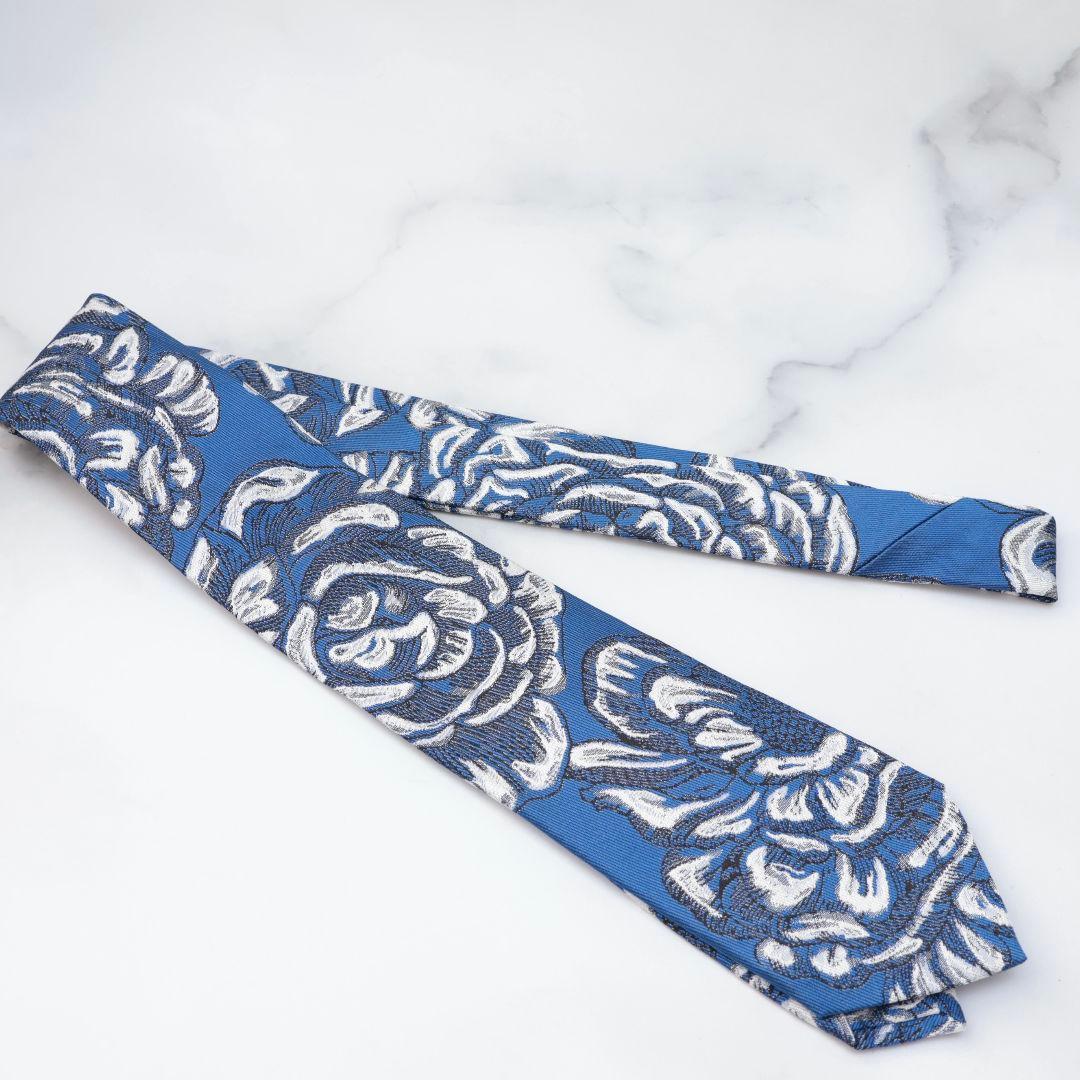 ポールスミス　コレクション　ブルー　ネクタイ