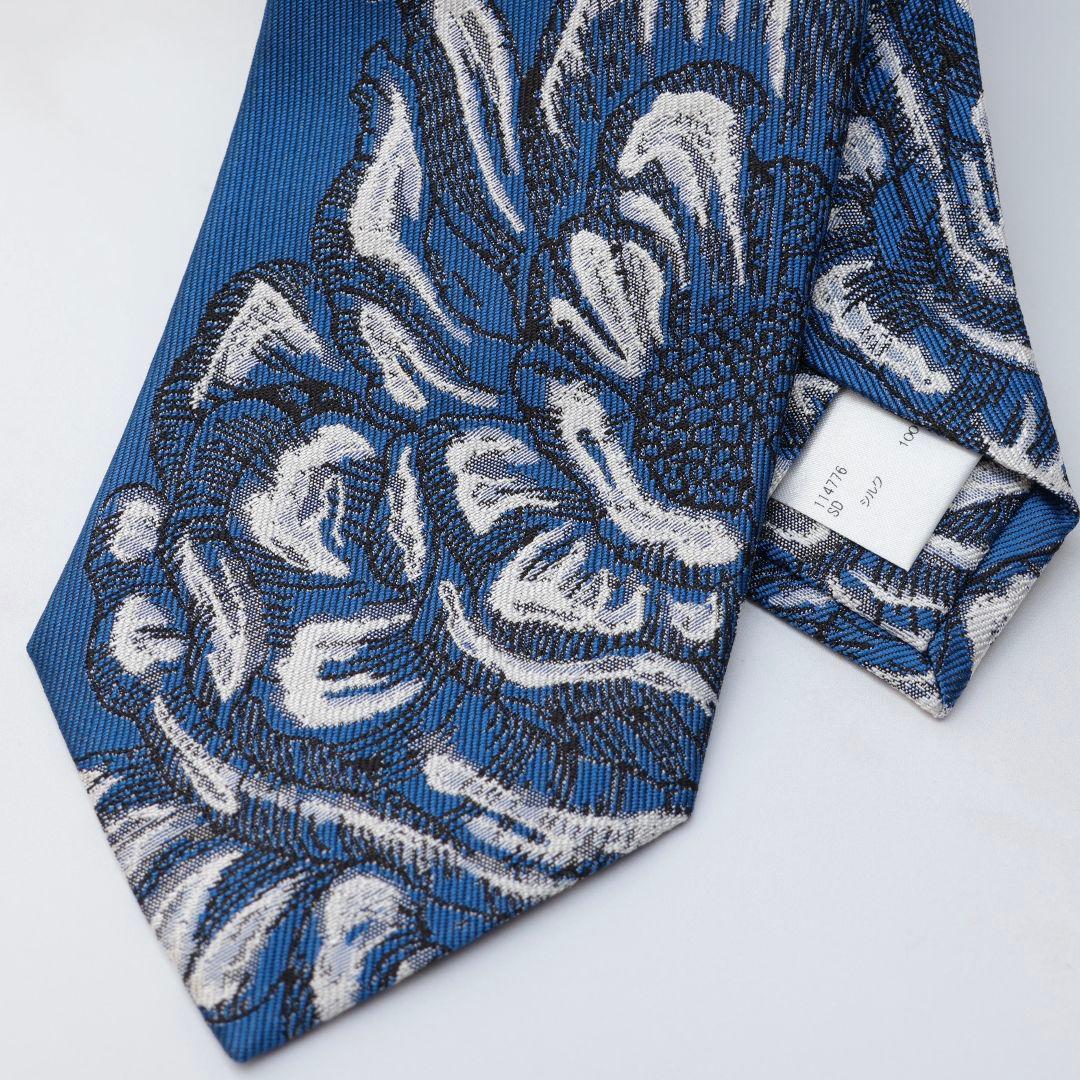 ポールスミス　コレクション　ブルー　ネクタイ