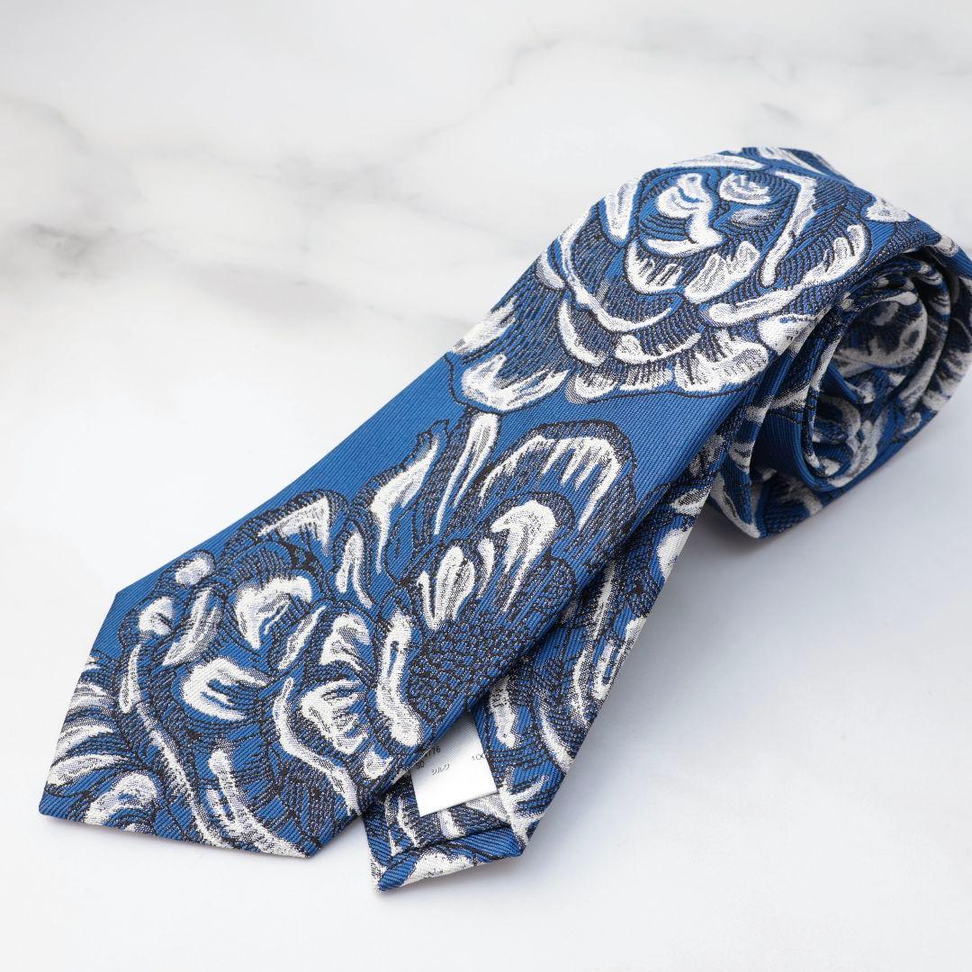 ポールスミス　コレクション　ブルー　ネクタイ