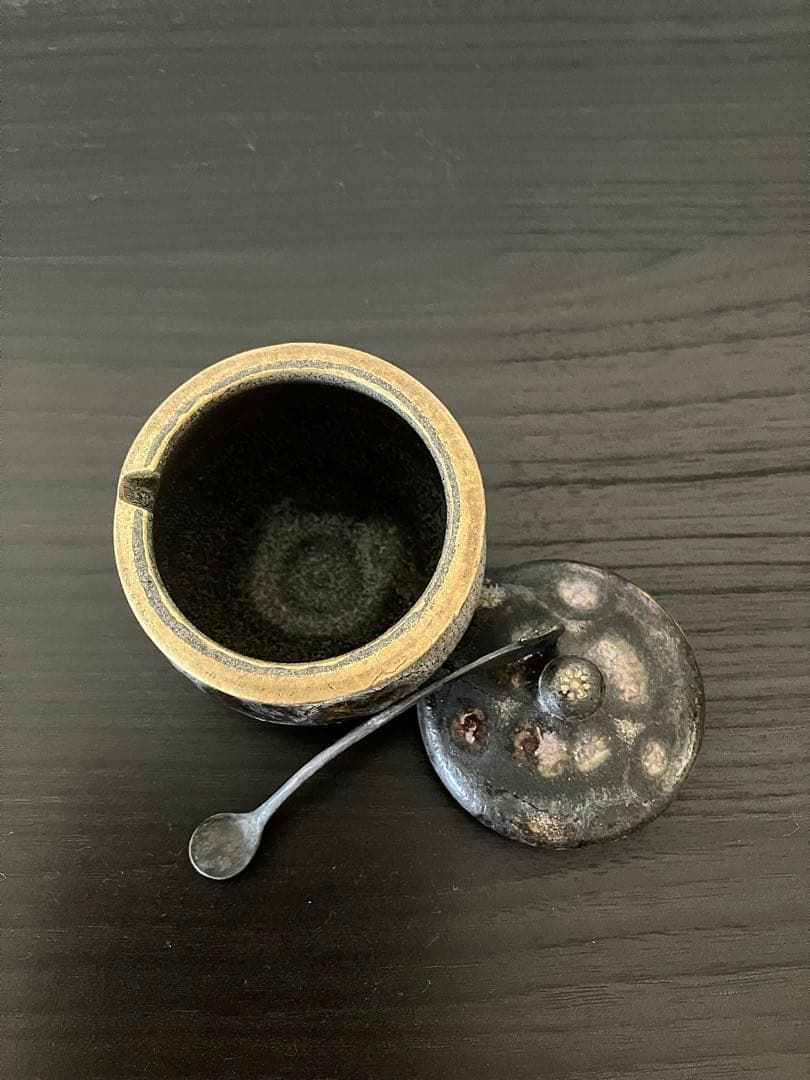 郡司慶子　三彩蓋物