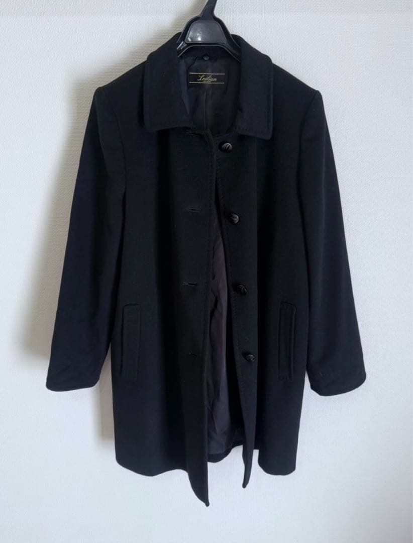 極美品　Leilian レリアン カシミヤ100% リアルファー 2way