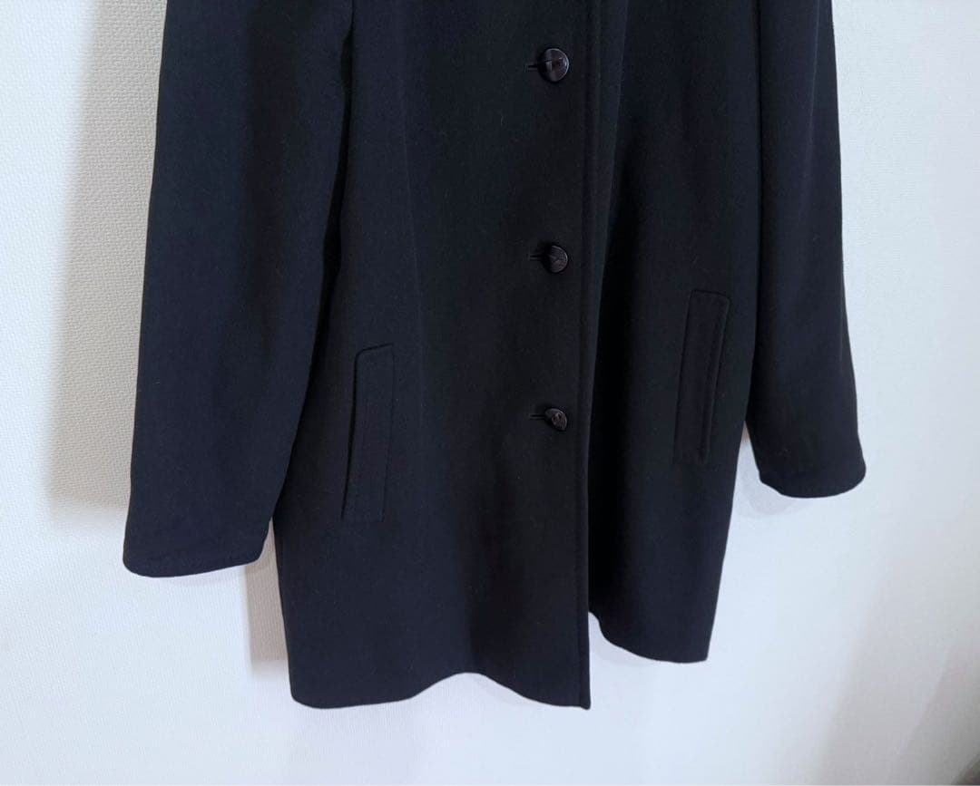 極美品　Leilian レリアン カシミヤ100% リアルファー 2way