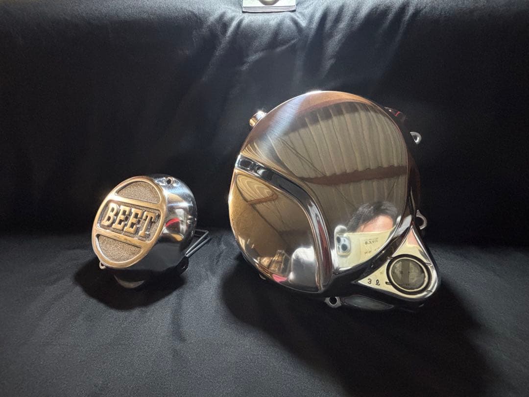 バフ工房 ゼファー400 ゼファーχ クラッチカバー&BEETポイントカバー