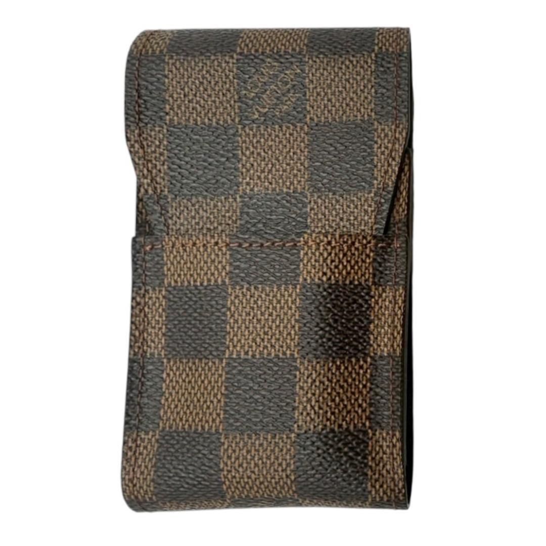 【真贋査定済】【新品未使用】ルイ・ヴィトン エテュイ シガレット ダミエ エベヌ