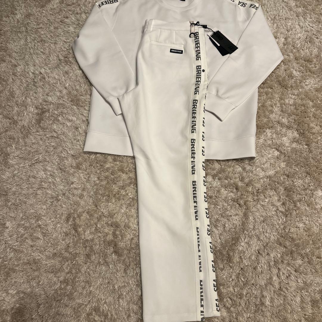 BRIEFING SEA ホワイト スウェットシャツ