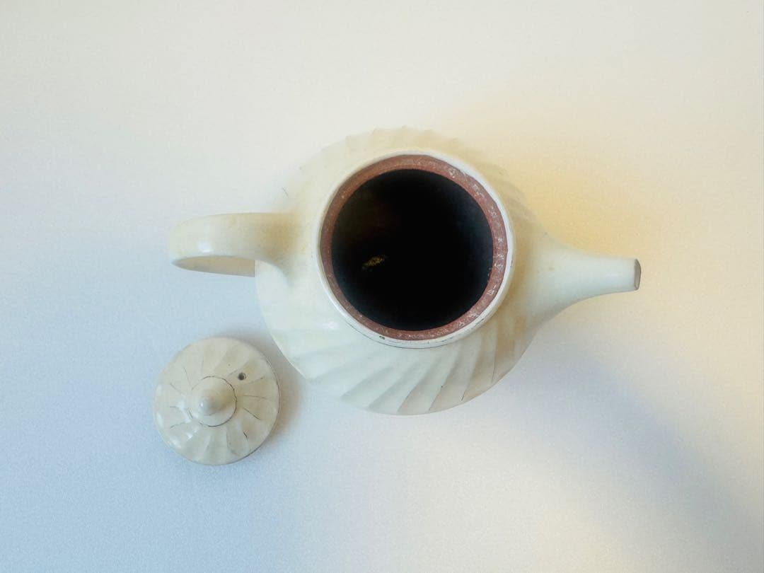 新品！後藤義国 しのぎポット急須 梅皿 カップ5点セット