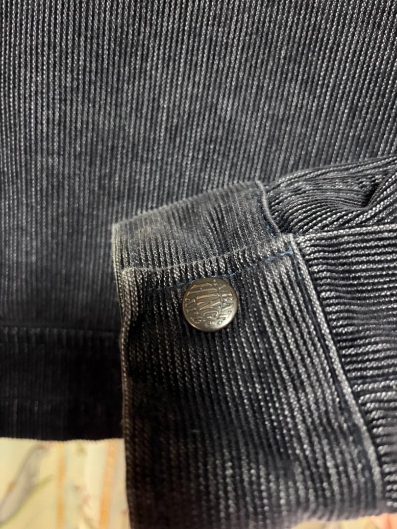 A BATHING APE　コーデュロイジャケット ブラック