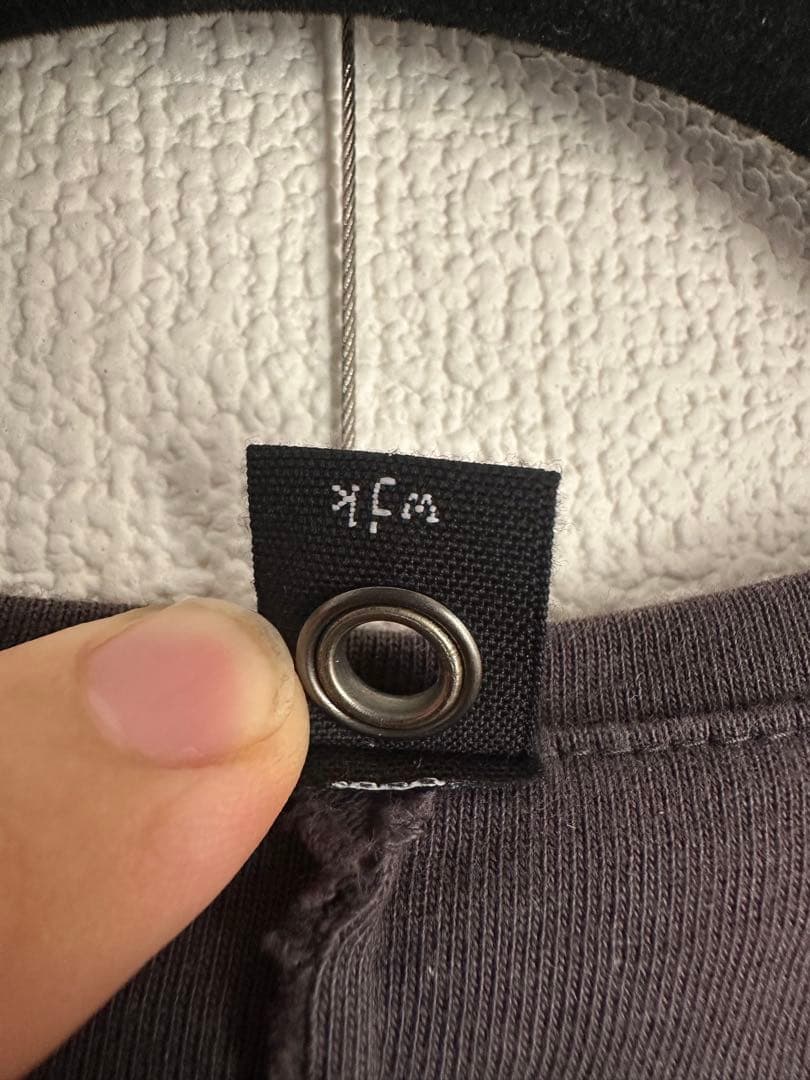 トップス inside out tight long sleeve cutsew