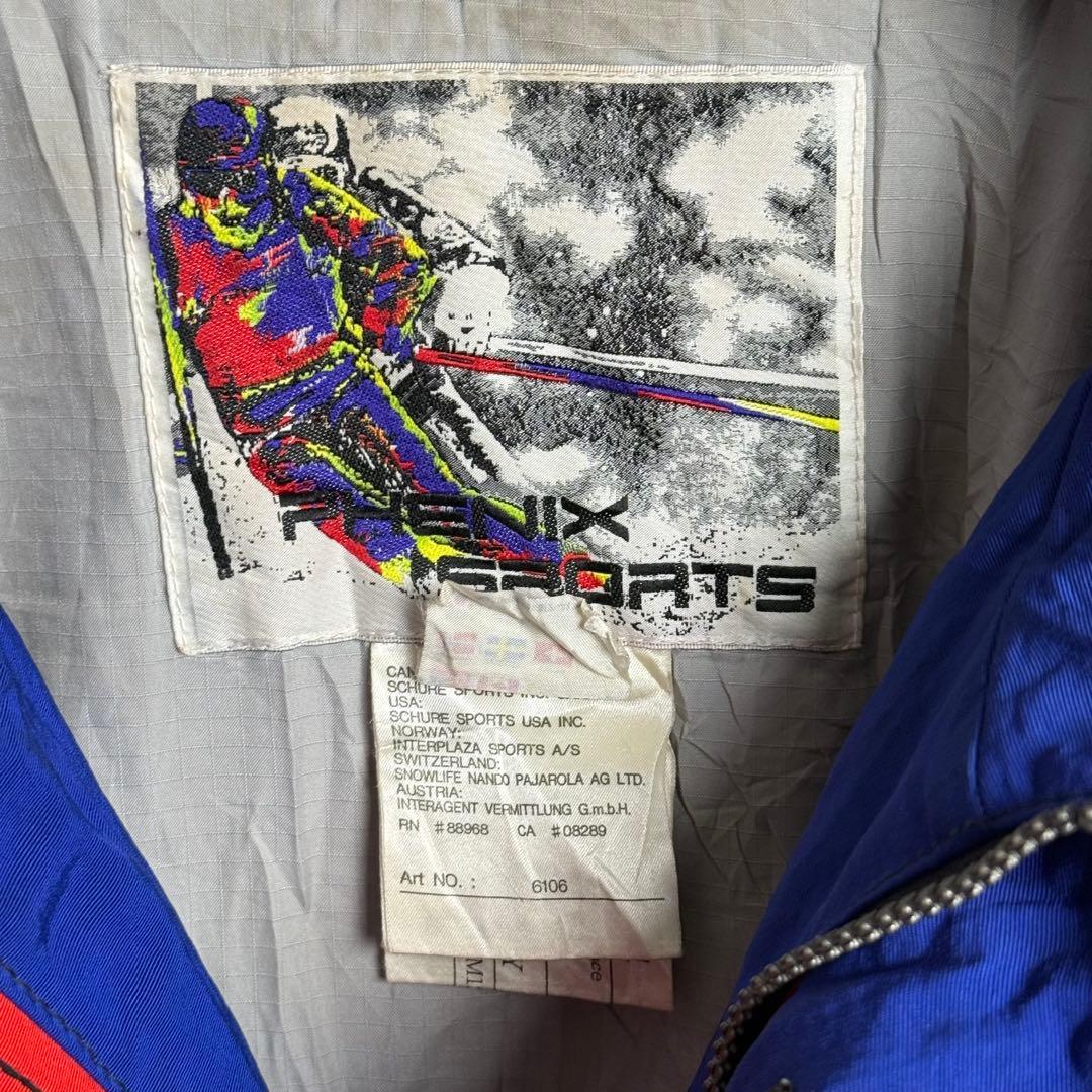 スキー 549 PHENIX SPORTS Ski Jacket Red/Blue XL