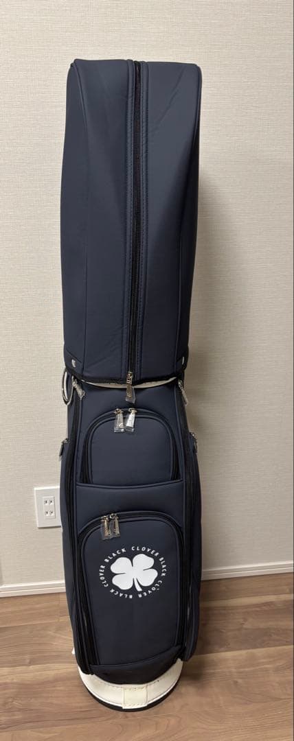 新品未使用★BLACKCLOVER ゴルフバッグ ネイビー