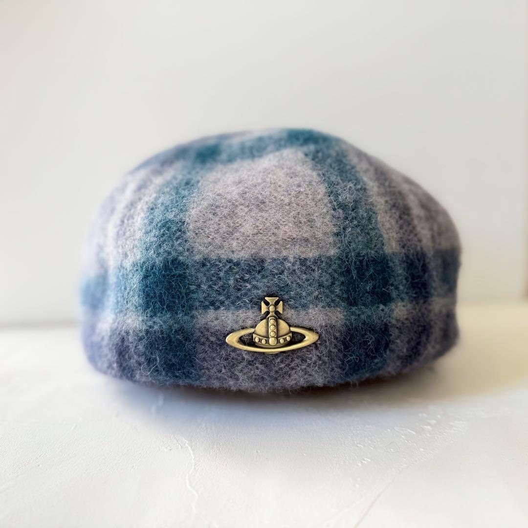 【良品】ヴィヴィアンウエストウッド　ベレー帽　アルパカ　ウール　ゴールドオーブ