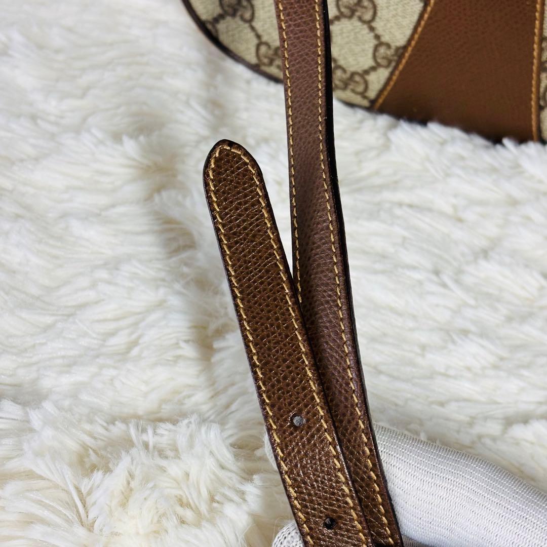 希少品 GUCCI ヴィンテージ シェリーライン ショルダーバッグ gg柄