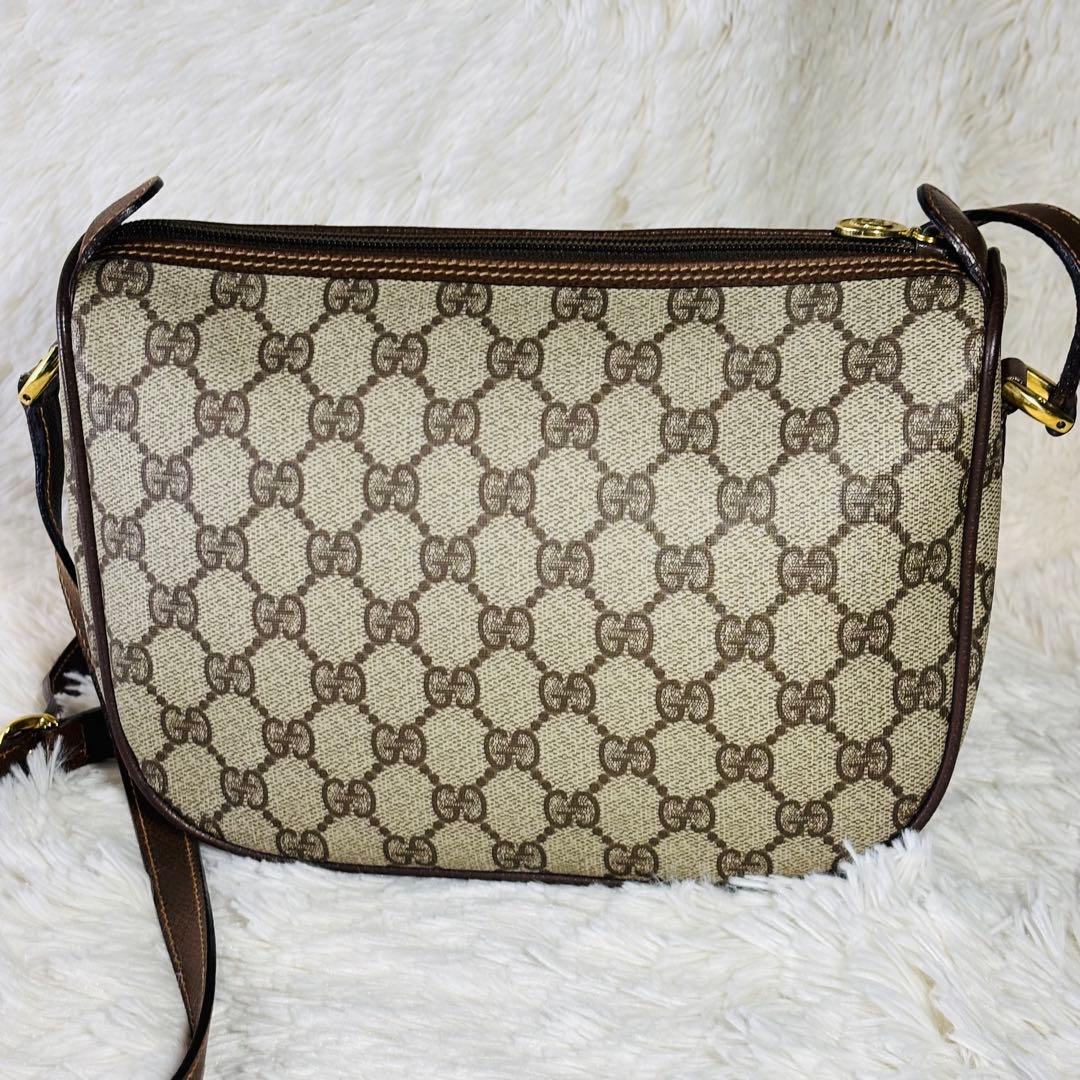 希少品 GUCCI ヴィンテージ シェリーライン ショルダーバッグ gg柄