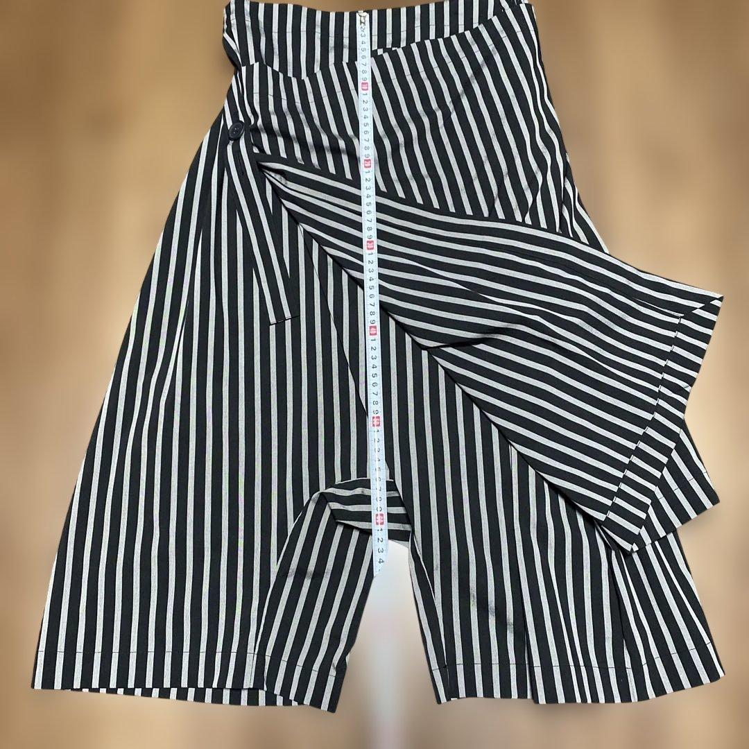 モユル　ストライプ　サルエルパンツ