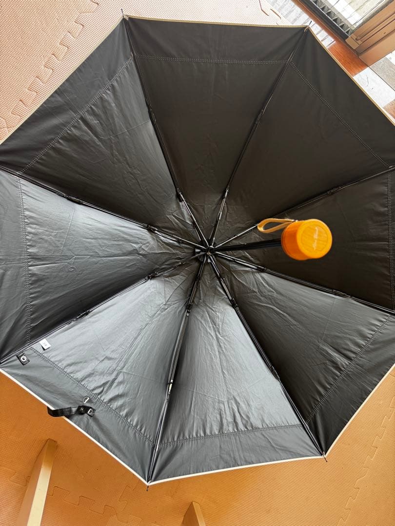 Rose Blanc 折りたたみ傘 雨晴兼用 ピンク×ベージュ