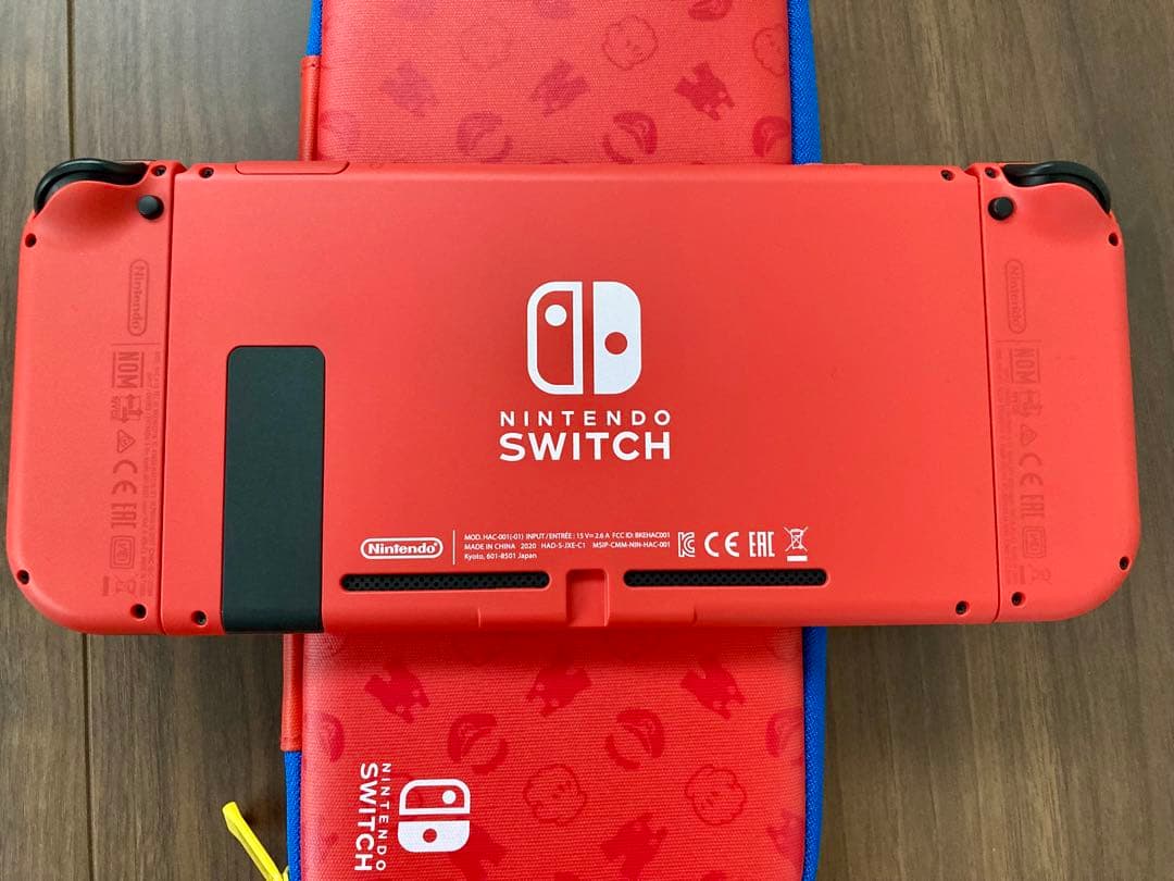 ★美品★Nintendo Switch本体 マリオレッド×ブルー セット