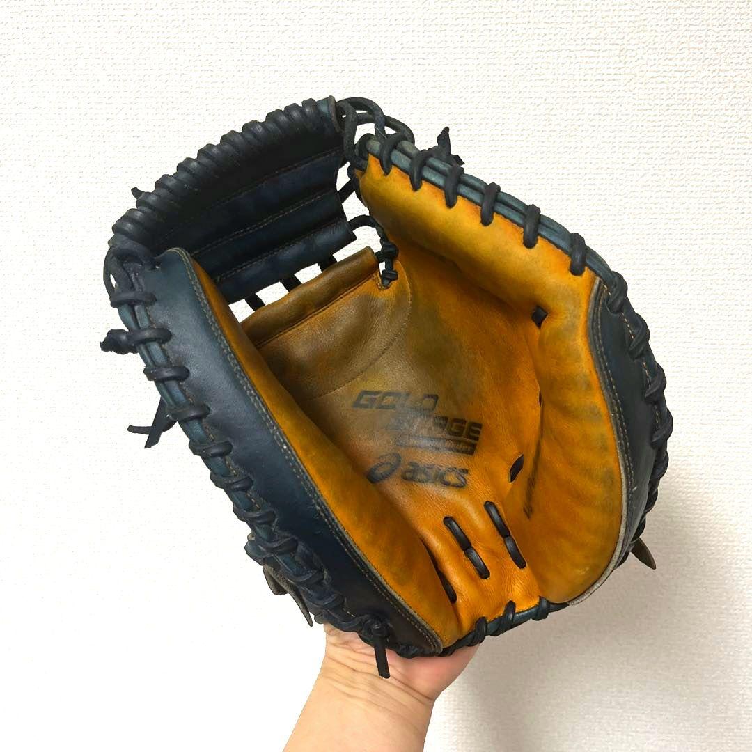 797 アシックス ゴールドステージ 型抜群 即戦力 軟式 キャッチャーミット