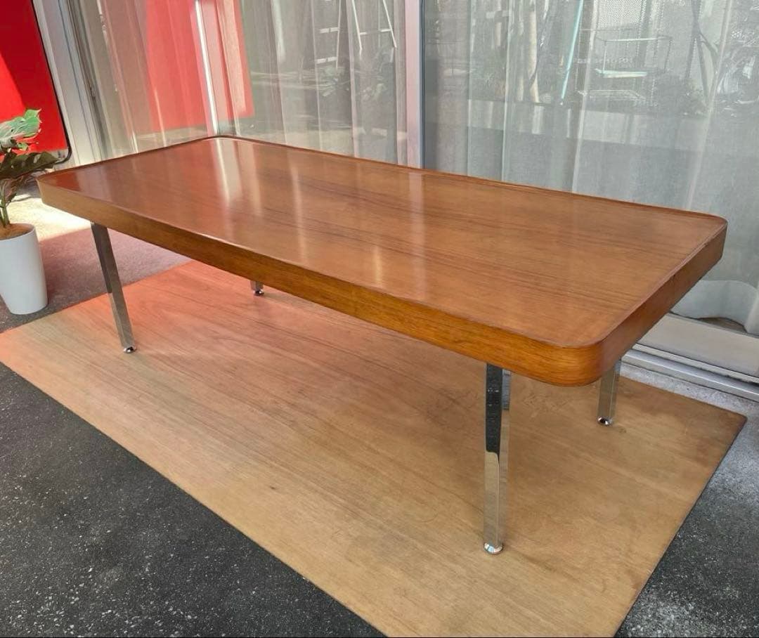 ヴィンテージ　天童木工　剣持勇　センターテーブル　ミッドセンチュリー　モダン