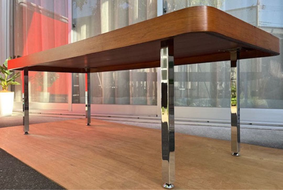 ヴィンテージ　天童木工　剣持勇　センターテーブル　ミッドセンチュリー　モダン