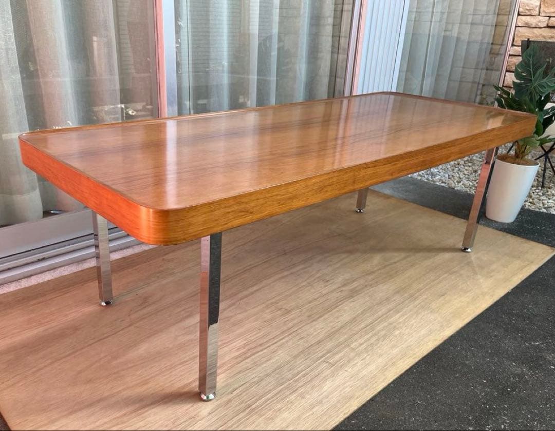 ヴィンテージ　天童木工　剣持勇　センターテーブル　ミッドセンチュリー　モダン