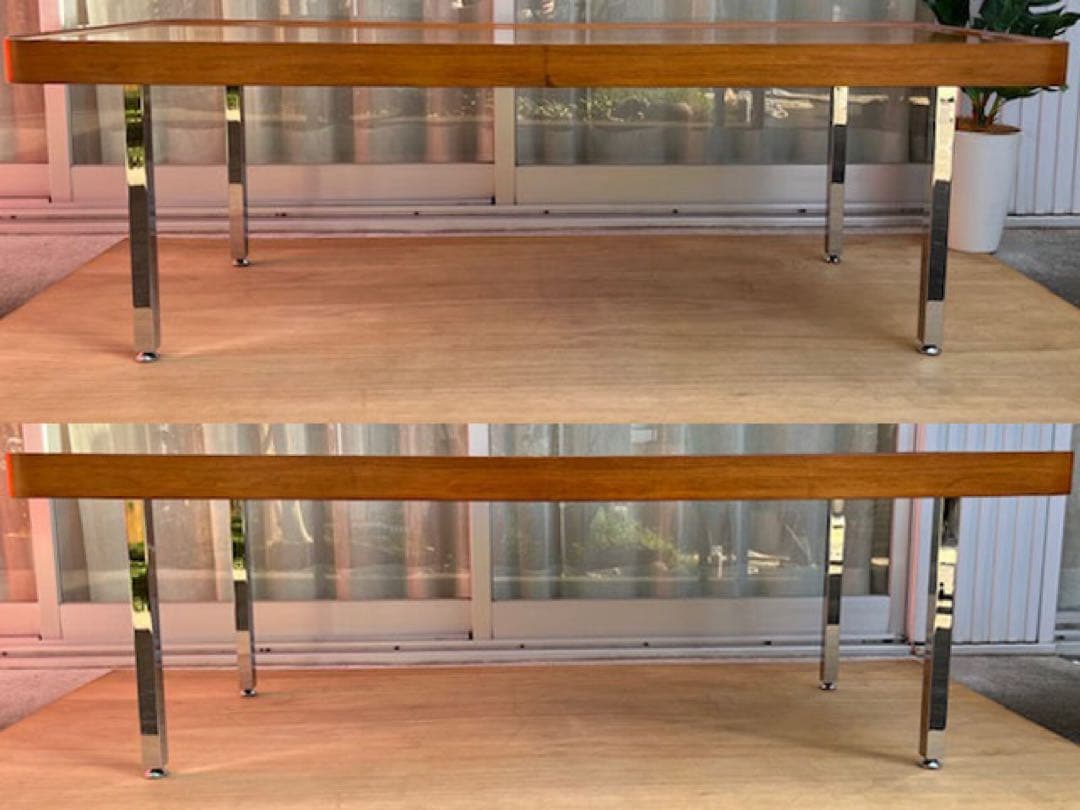 ヴィンテージ　天童木工　剣持勇　センターテーブル　ミッドセンチュリー　モダン