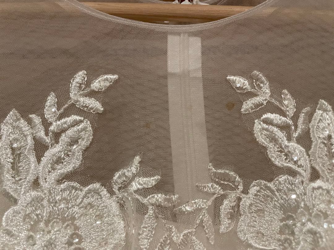 【値下げ】ドレセル　No.3176 長袖ウェディングドレス　刺繍