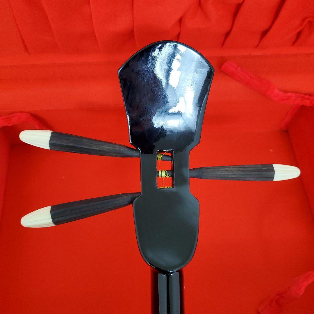 沖縄三線 本皮 守礼印 国産ハードケース付き 教本　替え弦