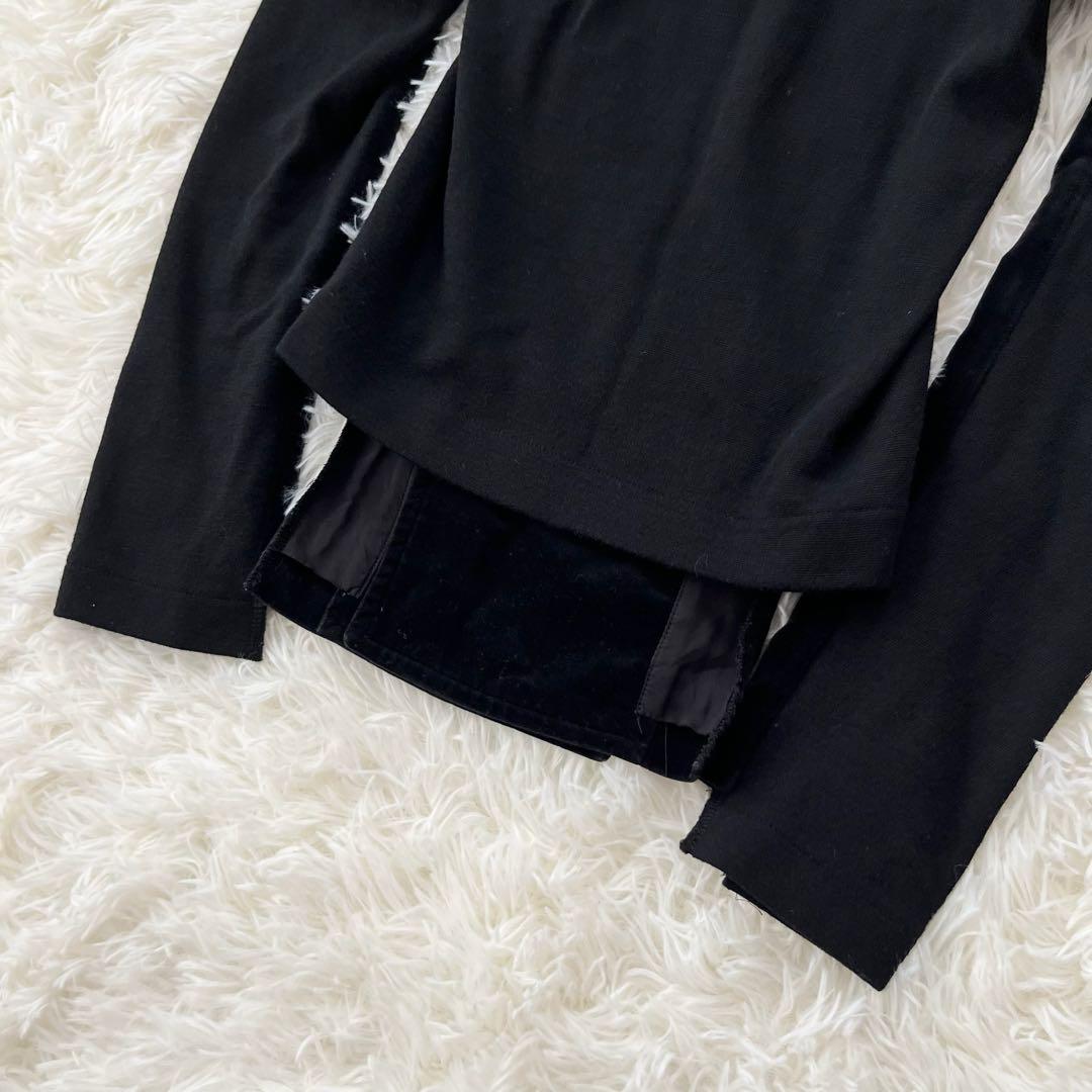 【コムデギャルソン】AD2006 テーラードジャケット　 黒　ダブル　 ベロア