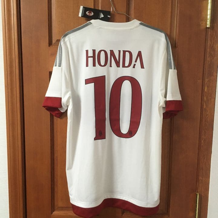 【⭐︎新品タグ付★/正規品】ACミラン 本田圭佑 アウェイ用ユニフォーム