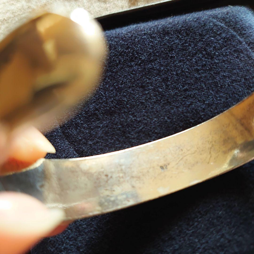 シルバー925バングル ブレス トライバル 民族 ヴィンテージ