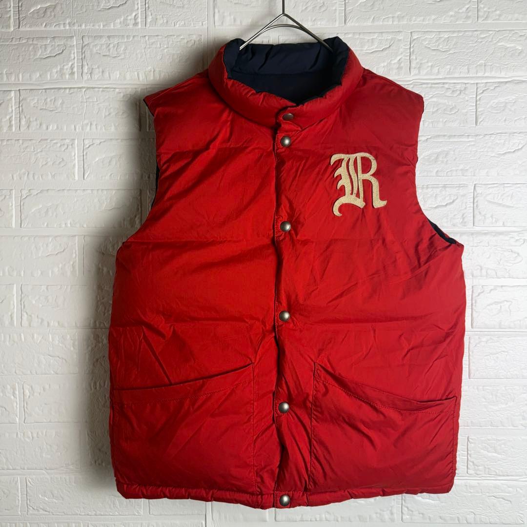 【リバーシブル】 美品 POLO RALPH LAUREN ダウンベスト 肉厚