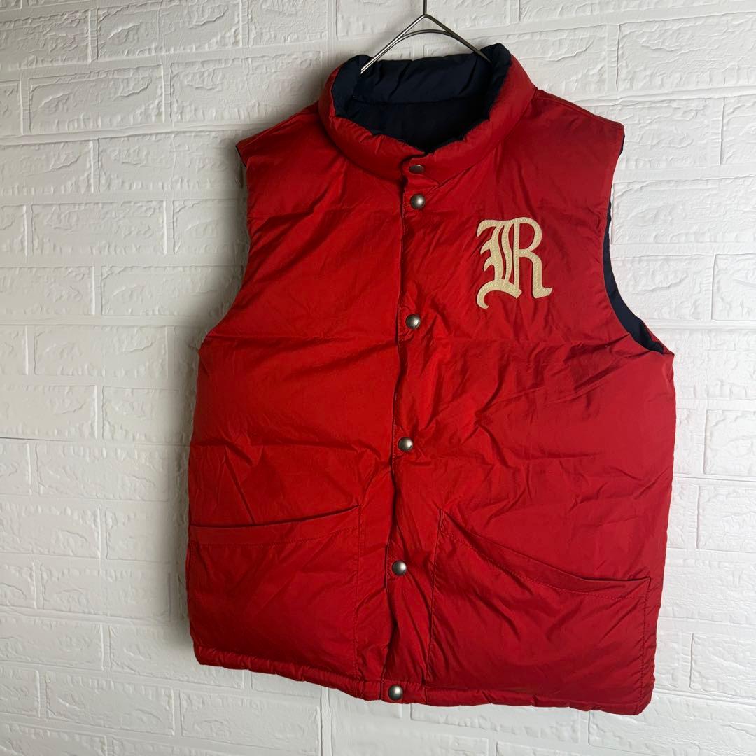 【リバーシブル】 美品 POLO RALPH LAUREN ダウンベスト 肉厚