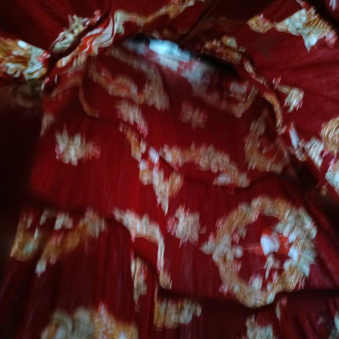 ピンクハウス♡希少な小人柄♡花柄フリル付き羽織りロングワンピース