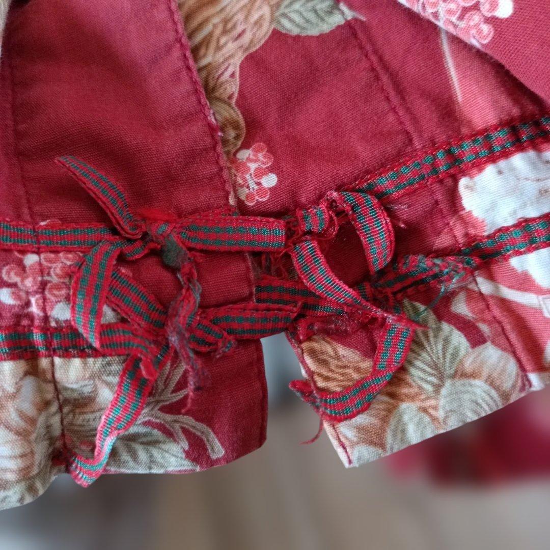 ピンクハウス♡希少な小人柄♡花柄フリル付き羽織りロングワンピース