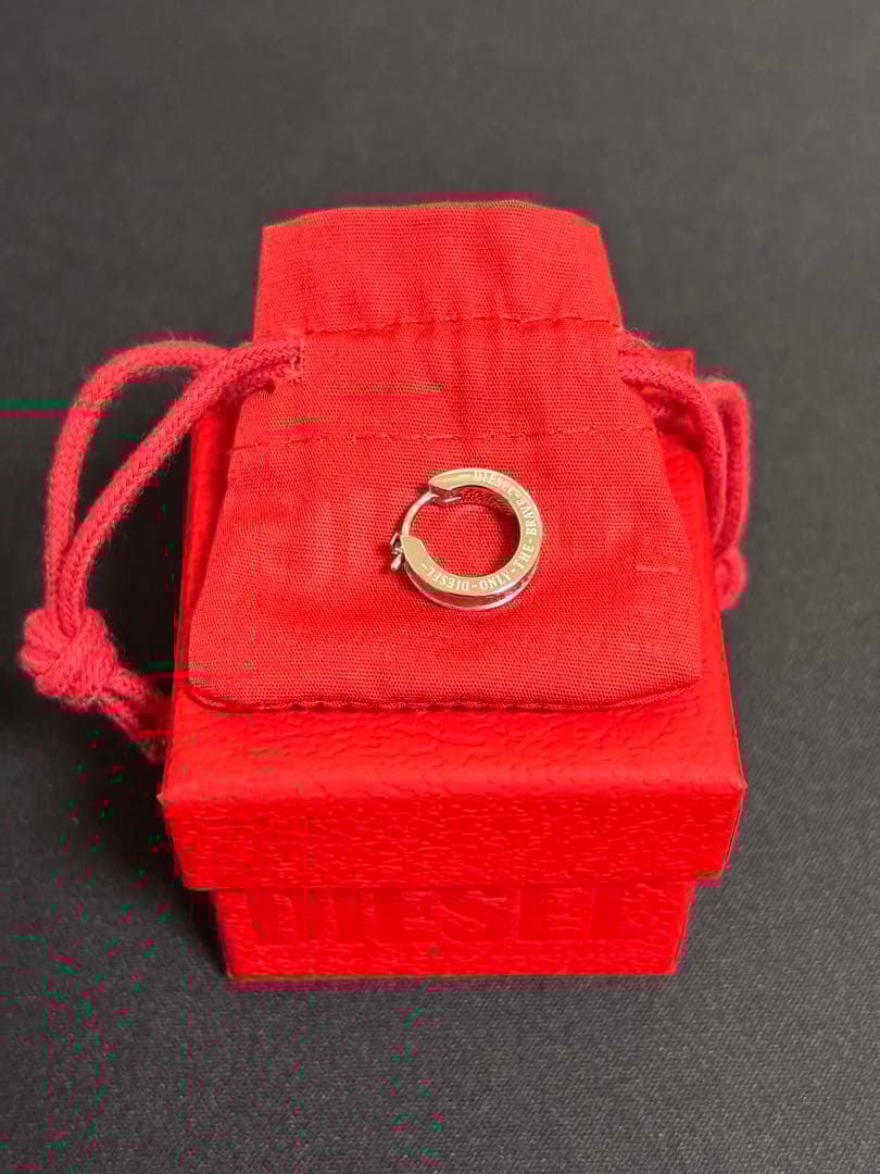 DIESEL ピアス シルバー