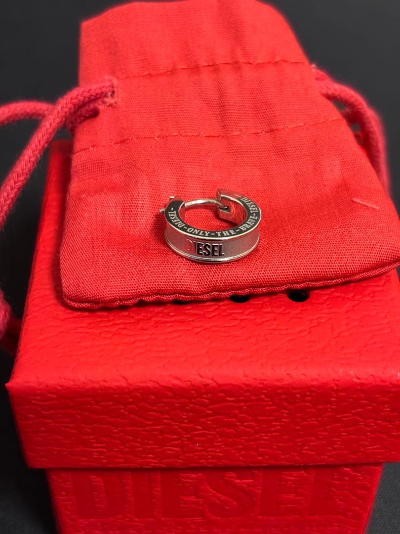 DIESEL ピアス シルバー