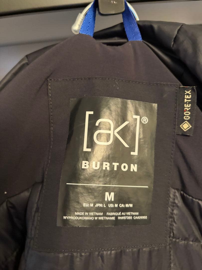 Burton [ak] GORE-TEX size M 上下セット　ブラック