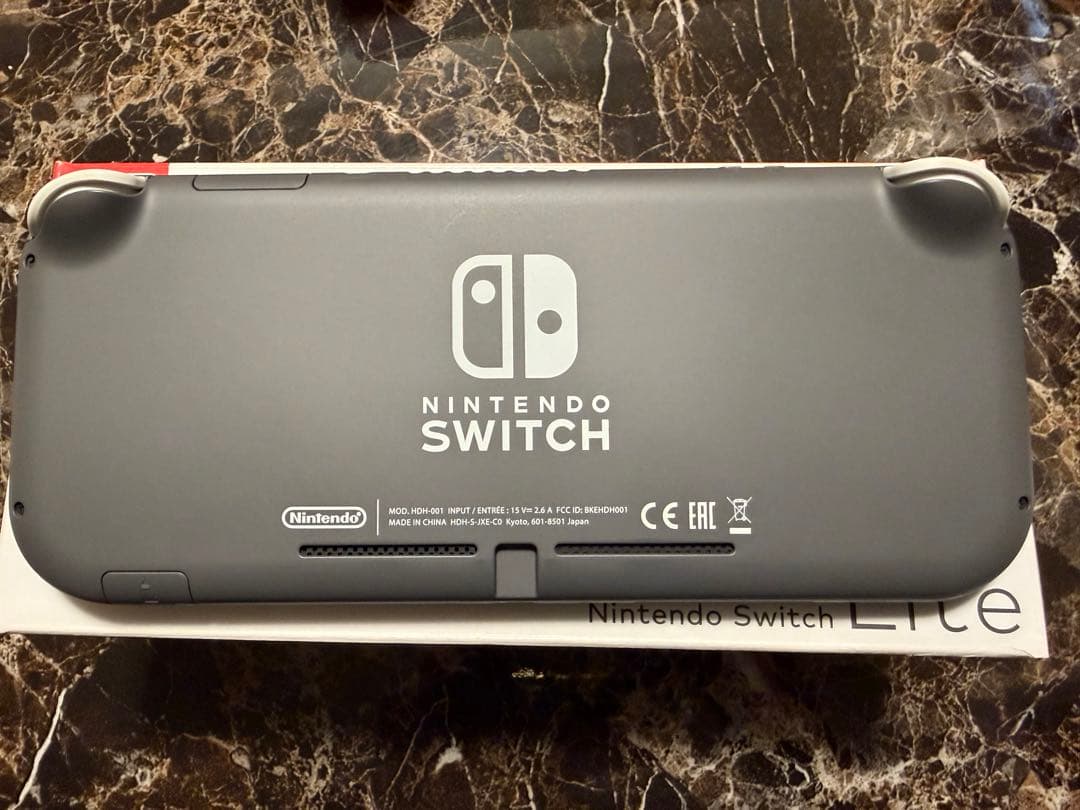 【即日発送】Nintendo Switch Lite グレー 本体・箱・充電器
