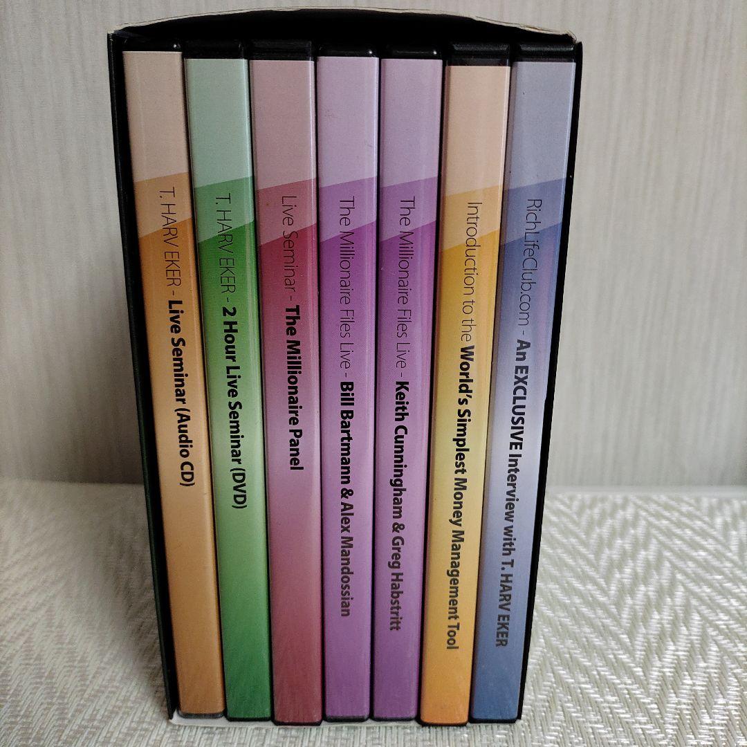 ミリオネアマインド　ハーブエッカー 富の秘密の心理学　英語版DVD＆CD10本