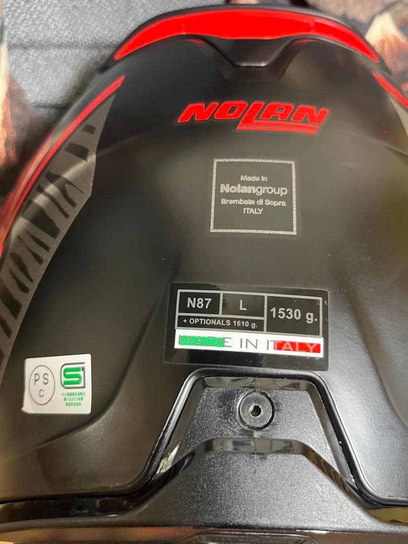 NOLAN フルフェイスヘルメット ブラック/レッド　Ｎ87